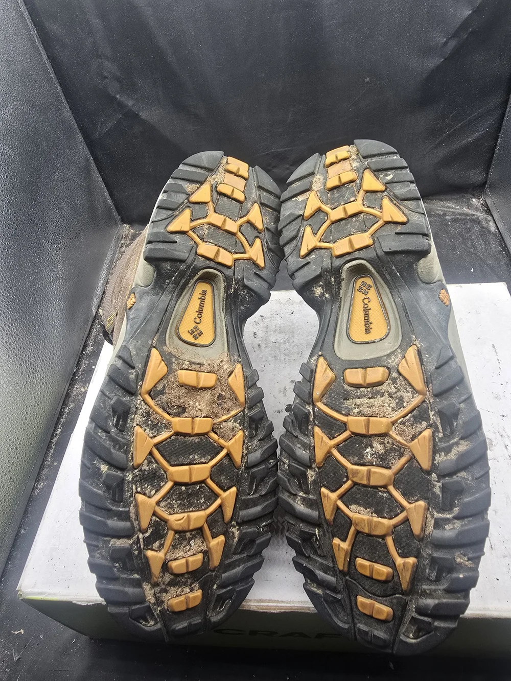 Columbia Men's Brown and Black Hiking Boots